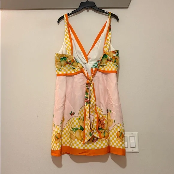Antonio Melani Kacey Dress in Multicolor Fruit Print SZ 14 NWT - Picture 4 of 6